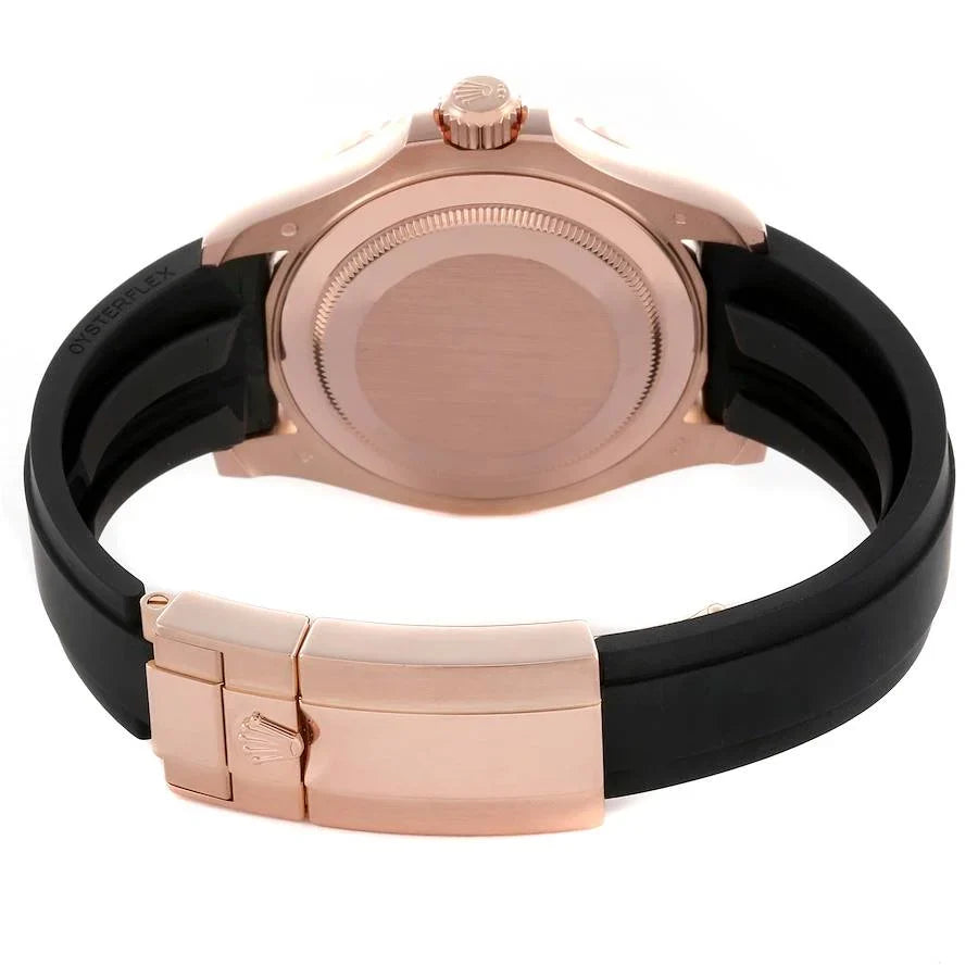 Role_x Yatch Master Rose Gold Oysterflex Black Mint Mens Watch Luxury Edition Premium Quality thenextchoice.online